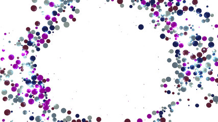 abstract background with confetti