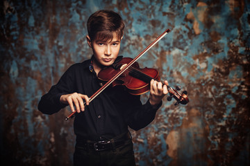 playing the violin © Andrey Kiselev