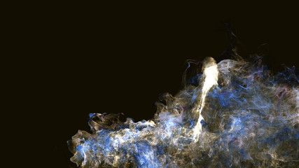 Grunge, vintage, multicolored, comet, smoke, fog, liquid, ink,