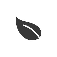 Leaf Nature icon template black color editable. Leaf Nature symbol vector sign isolated on white background. Simple logo vector illustration for graphic and web design.