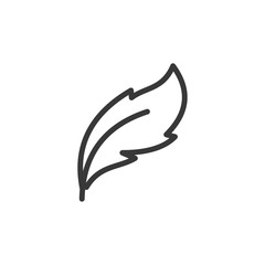 Fototapeta premium Leaf Nature icon template black color editable. Leaf Nature symbol vector sign isolated on white background. Simple logo vector illustration for graphic and web design.