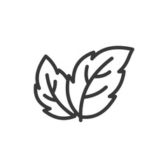 Leaf Nature icon template black color editable. Leaf Nature symbol vector sign isolated on white background. Simple logo vector illustration for graphic and web design.