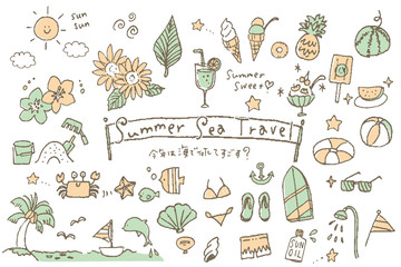 夏の海水浴アイテムのまとめ	