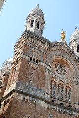 Fototapeta na wymiar cathedral in St Raphael, France