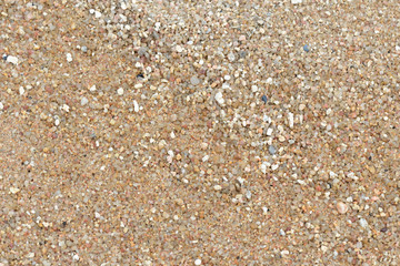Sea coast sand texture close up. Natural background