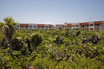 Cayo Santa Maria, Cuba - July 24, 2018: Starfish resort hotel in Cayo Santa Maria in Cuba