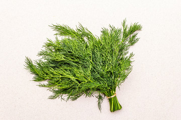 Fresh organic herb dill