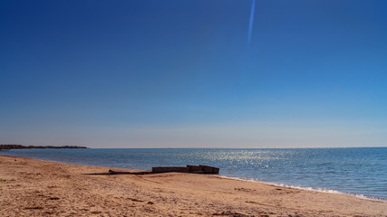blue sea of azov on the world