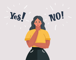 Female character can not make decision