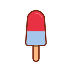 Ice cream icon isolated. Modern sweet vanilla desert sign. Trendy vector symbol for web site design, button to mobile app. Logo ice cream illustration.