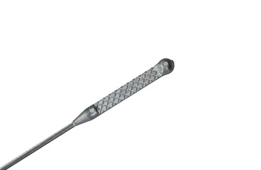 checking the oil level in a car engine