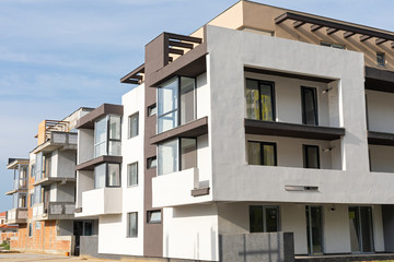 Fototapeta premium New residential area in Brasov, Romania