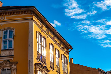 Obraz premium View on the historic architecture in Szekesfehervar