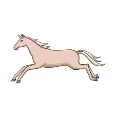 Vector illustration of horse and wildlife sign. Set of horse and horseback stock symbol for web.