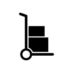 Handcart symbol icon vector illustration