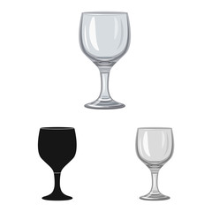 Vector design of form and celebration logo. Set of form and volume vector icon for stock.