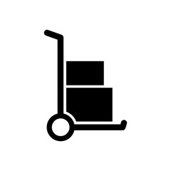 Handcart symbol icon vector illustration