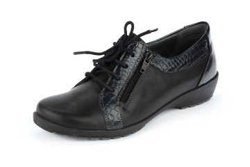 Male shoes ankle boots isolated on white background