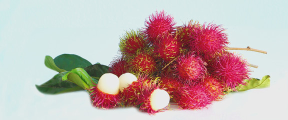 Rambutan is a Thai fruit that has a luscious taste.