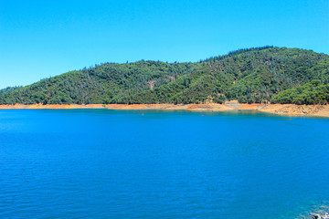 Fototapeta premium Shasta Dam - dam across the Sacramento River in Northern California in the United States
