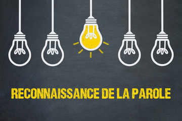 Reconnaissance de la parole
