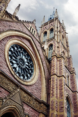 Obraz premium St. James United protestant church designed as gothic revival architecture