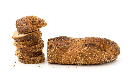 Weizenvollkornbrot mit Körnern