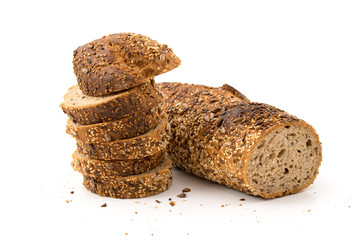 Weizenvollkornbrot mit Körnern