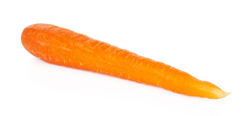 Carrot vegetable isolated on white background cutout