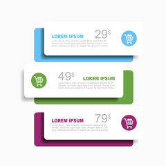 Infographic design template with place for your data. Vector illustration.