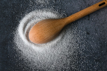 Citric Acid Spilled from a Teaspoon