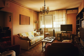 Old Living Room Interior - 277344932