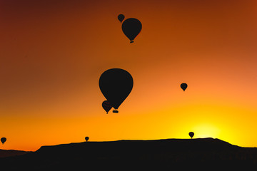 Hot air balloons