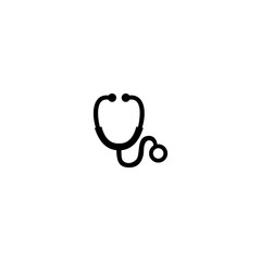 Stethoscope icon logo