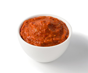 Ajvar or Pindjur Orange Vegetable Spread made from Bell Peppers