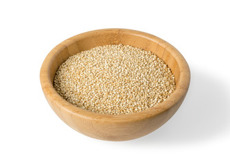 Quinoa Seeds Background or Chenopodium Quinoa Isolated