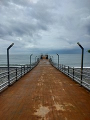 Obraz premium pier on the sea