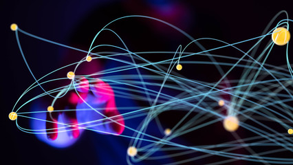 internet security and data protection concept.