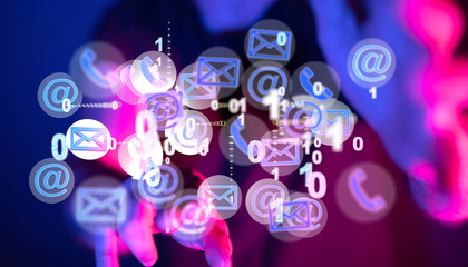 Mail Communication Connection message to mailing