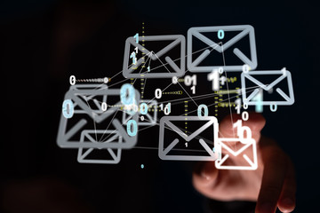 Mail Communication Connection message to mailing