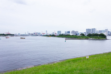 Fototapeta premium お台場海浜公園の海
