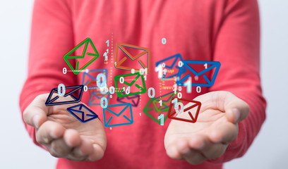 Mail Communication Connection message to mailing