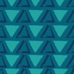 Geometric vector seamless repeated pattern.