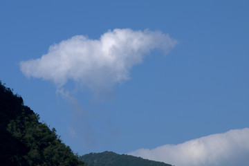 clouds in the sky,nature, mountain, blue, landscape,panorama, day, 