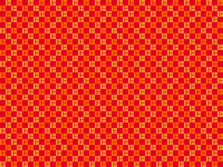 Ready to use seamless texture. Seamless pattern in Indian block printing style. Easy to change color scheme. Flat vector.
