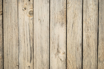 Background of old wooden boards painted with white paint