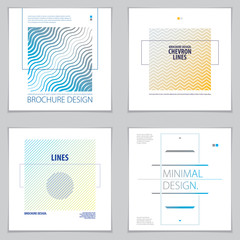 Background for a flyers with geometric patterns. Vector geometric patterns abstract backgrounds set. Abstract striped textured geometric designs.