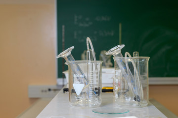 laboratory chemistry classroom