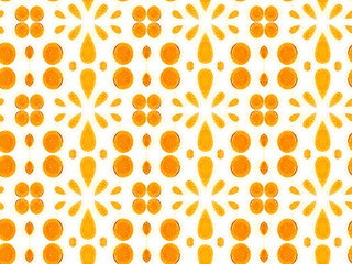 パターン 模様 背景素材 オレンジ