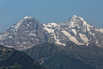 Fototapeta na wymiar Sommets des Alpes Suisses